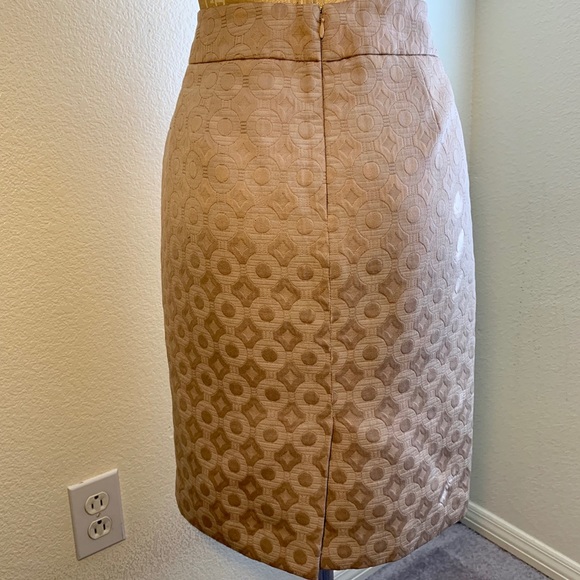 Ann Taylor Tan Pencil Skirt - Picture 3 of 4